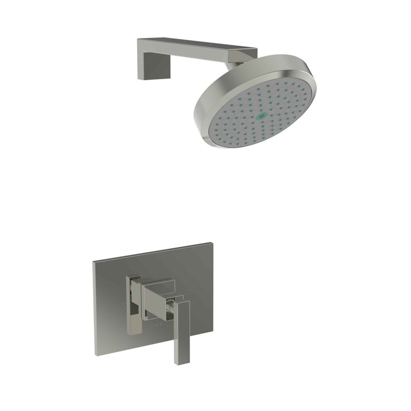 Skylar Balanced Pressure Shower Trim Set with Shower Head, Polished Nickel