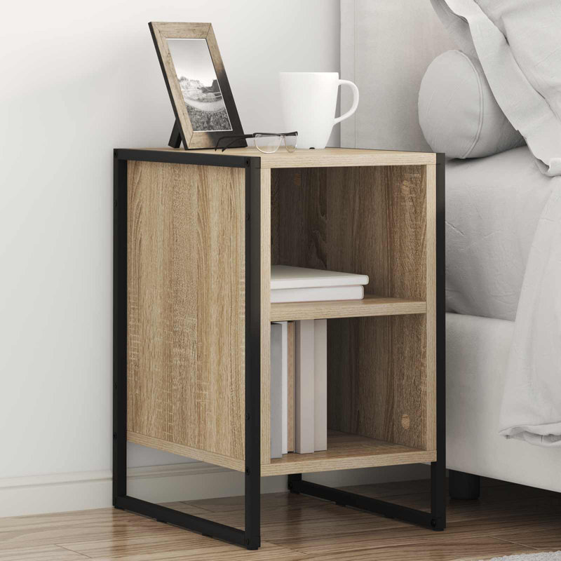 39.5cm W Manufactured Wood Bedside Table, Sonoma