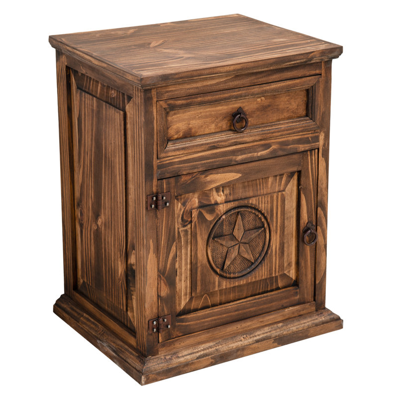 La table de chevet Kodah, Brun
