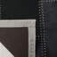 Studio Geometric Handwoven Leather Rug with Felt-1235644752