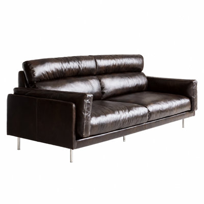 Modern Home Style Sofa with Soft Faux Leather Upholstery Comfortable and Stylish Seating for Living Room Contemporary Design Durable and Easy to Clean Perfect Addition to Any Modern Household