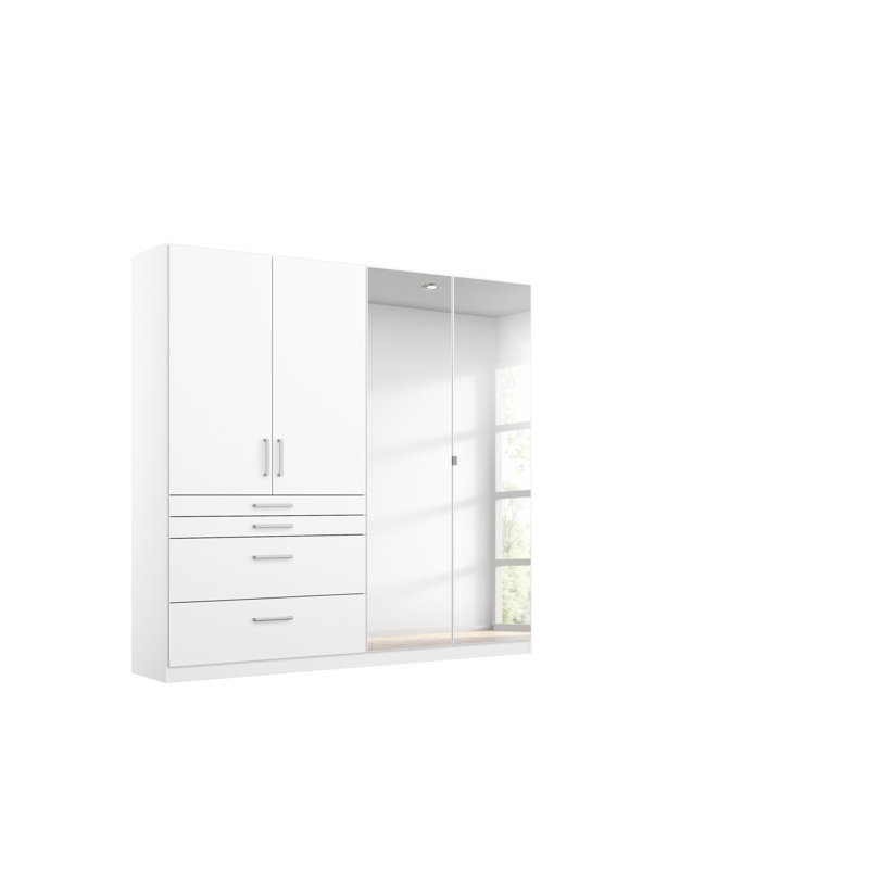 Harburg 4 Door Wardrobe, Alpine White
