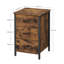 Aleczander 40cm W Manufactured Wood Bedside Table