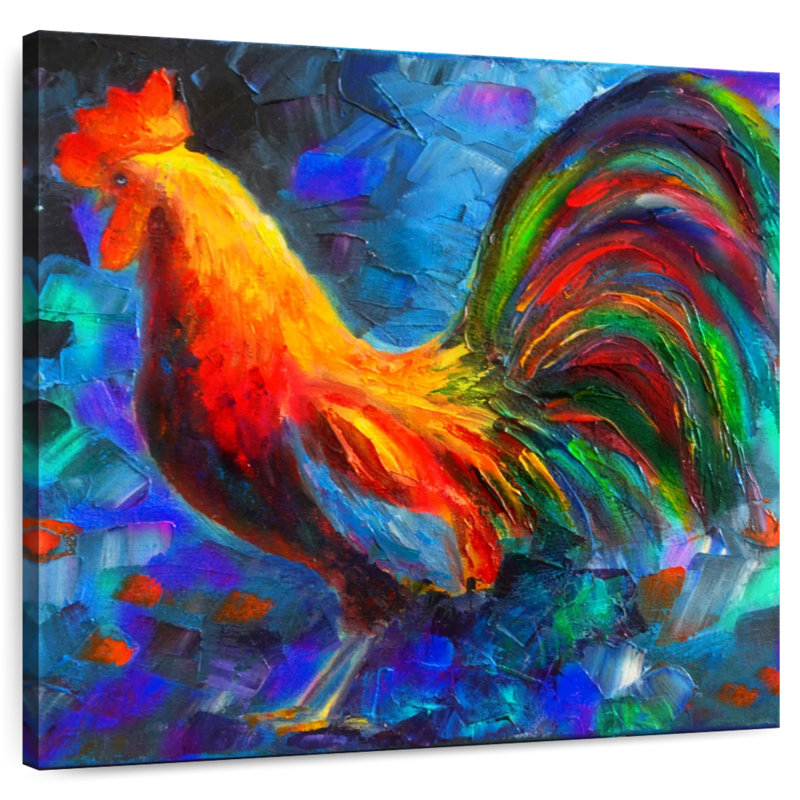 Poulet Brampt, H 16 po x l 16 po