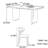 Modern minimalist rectangular dining table-1586734475