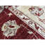 Tapis ivoire et rouge noué à la main de haute qualité