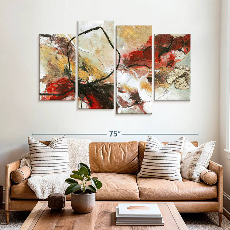 Avery Flower Fall, 42" H x 68" W
