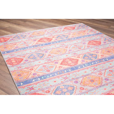 Cotton Southwestern Indoor / Outdoor Rug