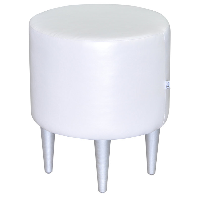 Manufactured Wood Accent Stool, White