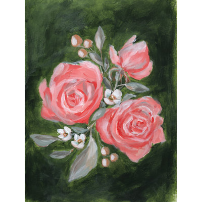 «Full Bloom» par Amanda Hilburn, peinture sur toile tendue