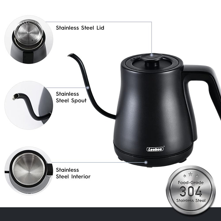 CASO Electric Kettle 304 Stainless Steel Temperature Adjustable