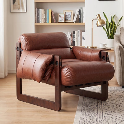 Fauteuil d'appoint 33,5 pouces Mid Century Modern