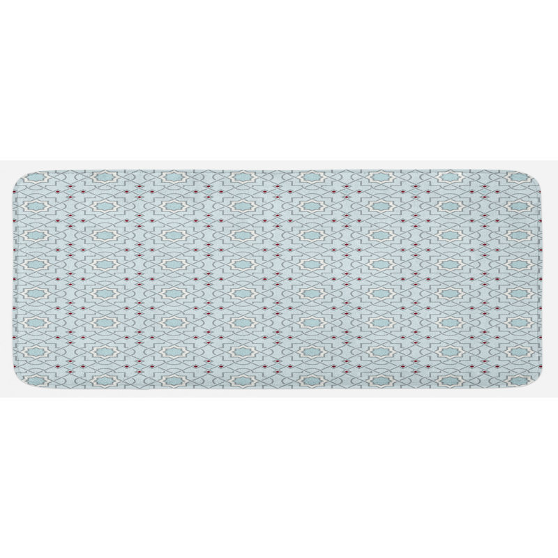 Coastal Polyester Kitchen Mat
