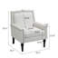 Upholstered Linen Armchair-165389805
