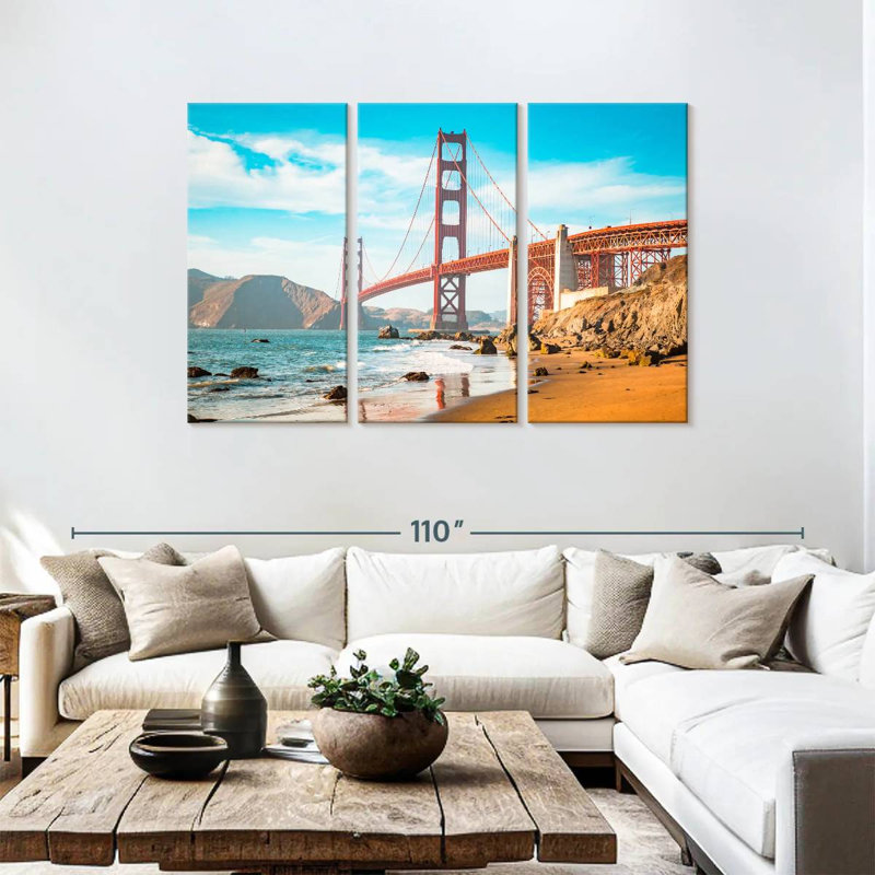 Lilie San Francisco Beach, H 48 po x l 74 po