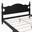 Structure de lit plateforme en bois, lit plateforme de style rétro avec support en lattes de bois-964242778-964242776