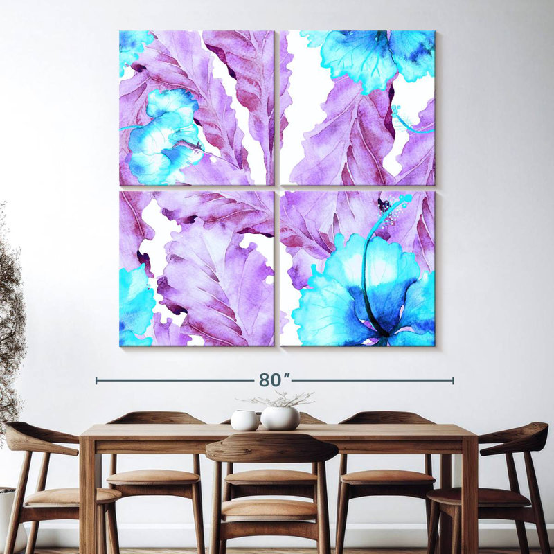 Hibiscus mauve et bleu Kerner