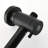 Stainless Steel Slide Bar Shower, Dual 7-setting Heads, Matte Black, 1.8 Gpm Flow, Moisturizing Fog Mode Shower System With Drill- Steel, Rain / Massage Spray