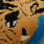Schumacher x Johnson Hartig Jokhang Tiger Velvet Pillow