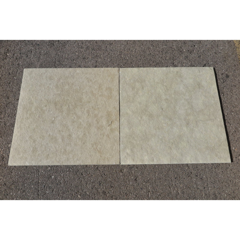 French Vanilla 32 in. x 32 in. Matte Stone Tile