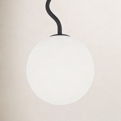 Dimmable Jade Glass Globe Pendant