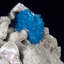 Cavansite sur Sandy Heulandite