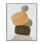 Orange & Grey Rocks Grey Framed Giclee Art by Carol Robinson