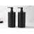 Ensemble de 2 shampooings et revitalisants noirs