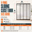 Portes de garde-robe coulissantes en métal-98097849