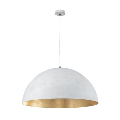Luminaire suspendu industriel surdimensionné en métal surdimensionné