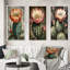 Ensemble de 3 fleurs de cactus en fleurs-1066345104-1066345107