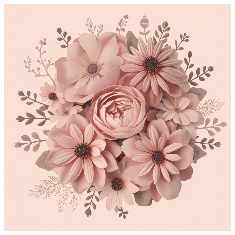 Tapis de bain rose, L 24 po x L 17 po