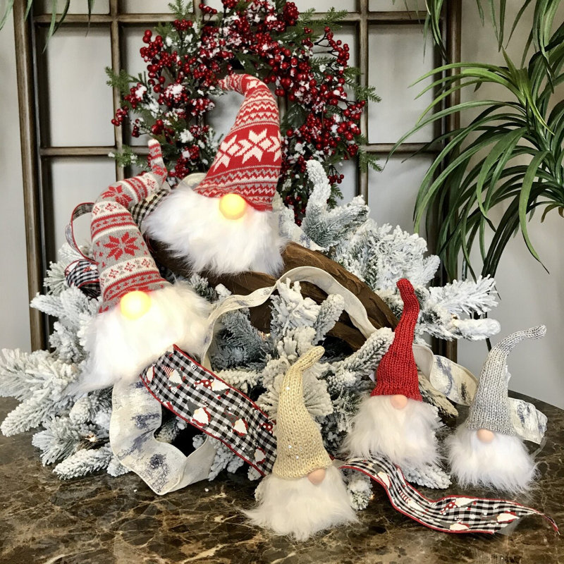 Christmas Lighted Stuffed Holiday Accent