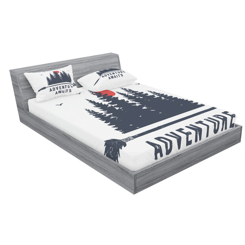 Microfiber Sheet Set, Full Sheet Set with Fitted Sheet