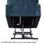 Fauteuil inclinable à deux moteurs Okin-2073617605