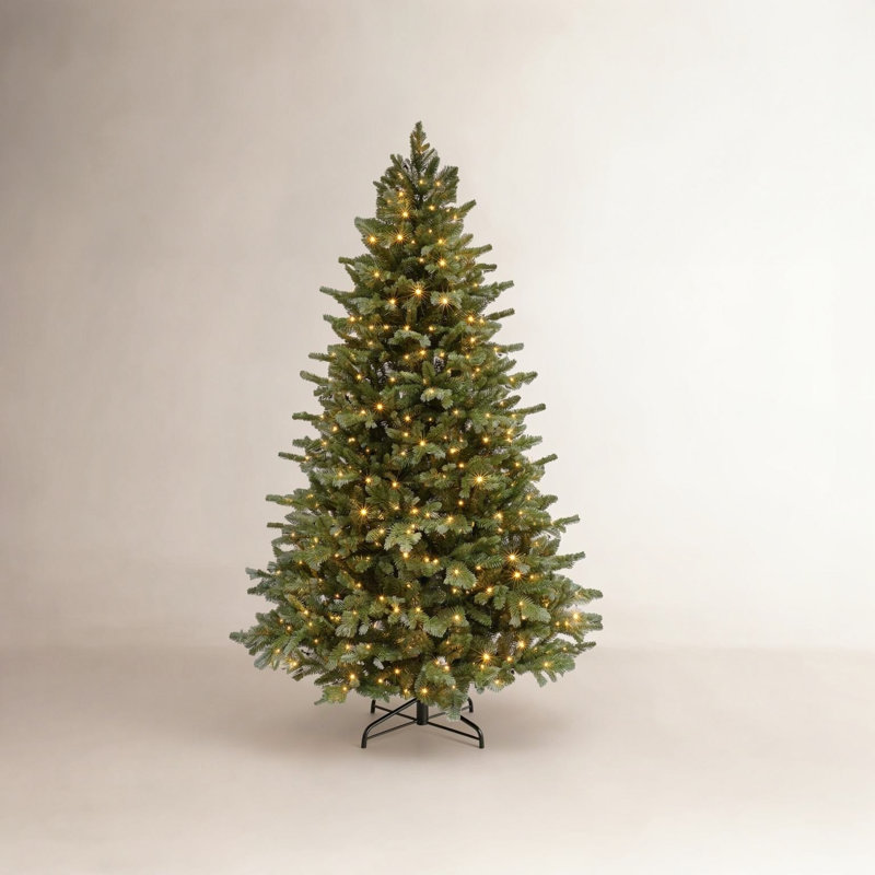 Sapin de Noël artificiel lumineux 7,5 pi