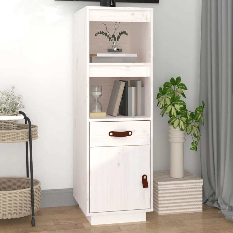 Lily-Anya 34cm Solid Wood Sideboard, White