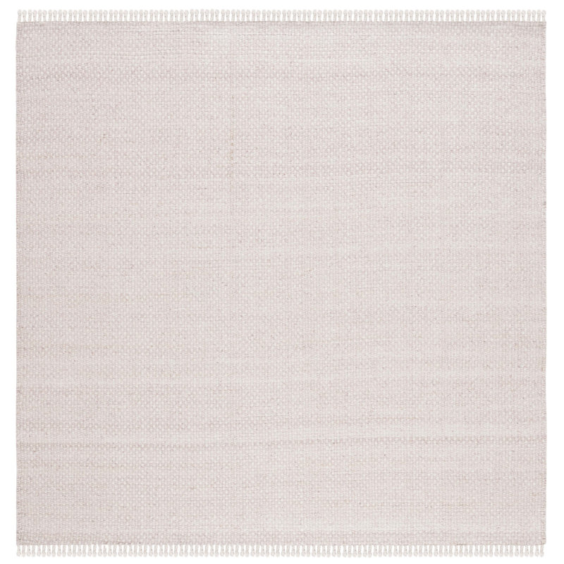 Amalie Lauren Ralph Lauren Hand Woven Wool Solid Color Rug, Square 7'