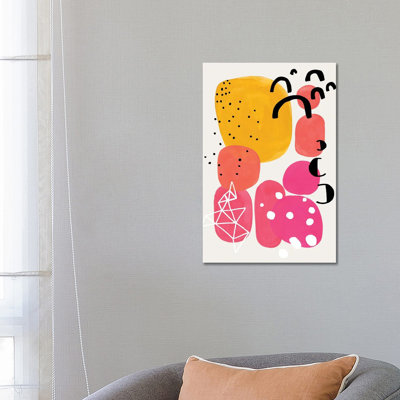 Magenta Candy by EnShape - Wrapped Canvas Painting