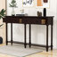 Console avec tiroirs de rangement et tablette Deyja-806176866