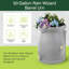 Urne de baril de pluie 50 gallons en plastique léger Good Wizard