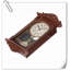 Pendule rétro d'aspect bois-475624316