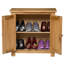Farris 6 Pair Solid Wood Shoe Storage Cabinet