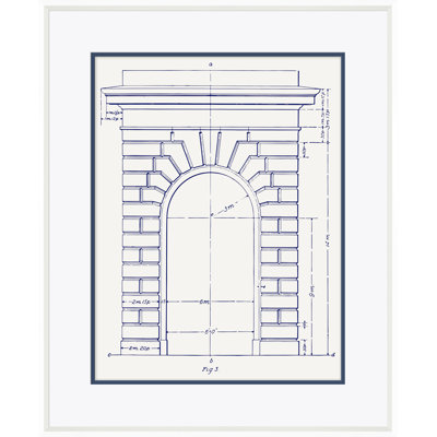 White Arch Figure 5 Giclee Print