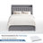 Avelyn Upholstered Bed Frame with 2 Footboard Drawers and Storage Platform-2074587205-2074587204