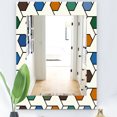 Miroir mural Honeycomb 7