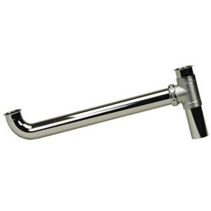 1-1/2" x 16" 17 Gauge Brass End Outlet Waste Slip-Joint with BAF