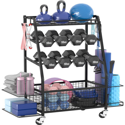 Metal Freestanding Multi-Use Sports Rack