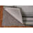 Solid Gray Gabbeh Indian Area Rug