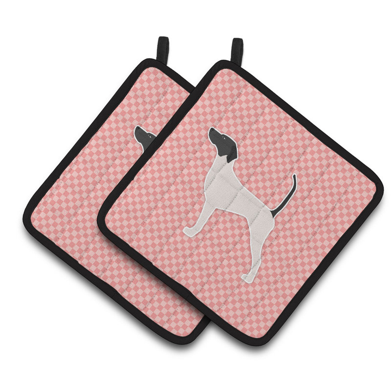 Cuisinier poignée de damier anglais east urban home, Rose